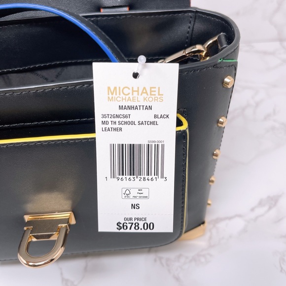 Michael Kors Manhattan Medium Satchel - Picture 7 of 9